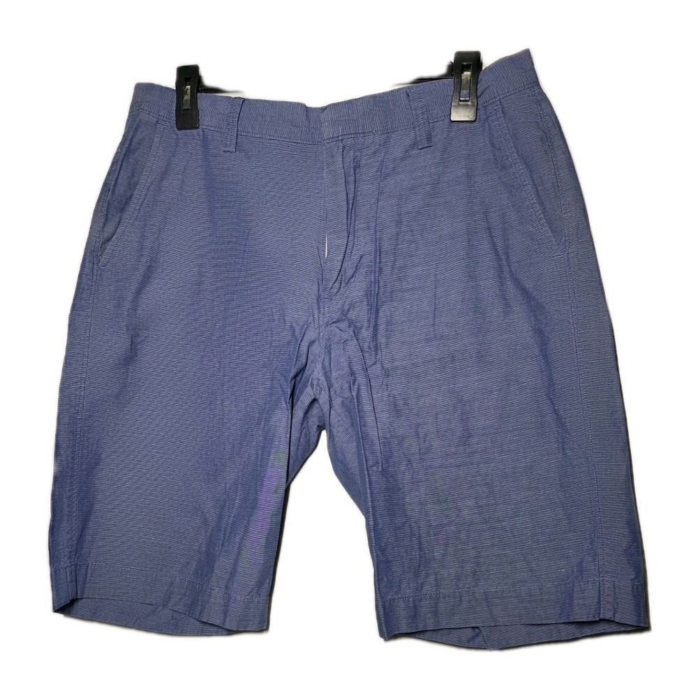 J Crew Men's‎ Rivington Size 32 Shorts Navy Blue Chino Shorts 100% Cotton